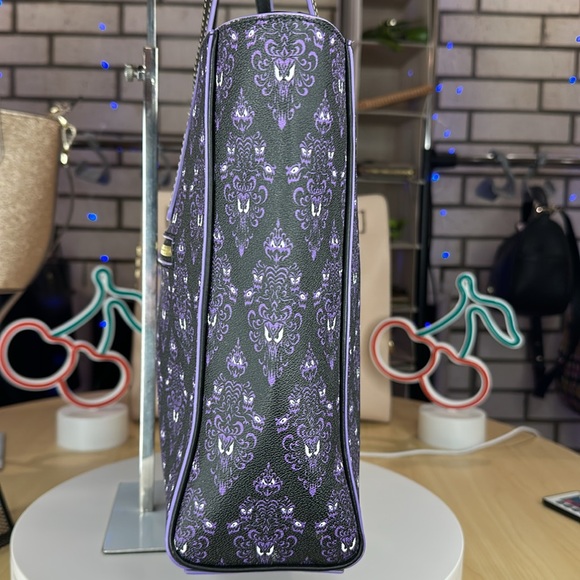 💥DOONEY & BOURKE - Disney's Haunted Mansion Wallpaper Totebag - U008 - Picture 9 of 17